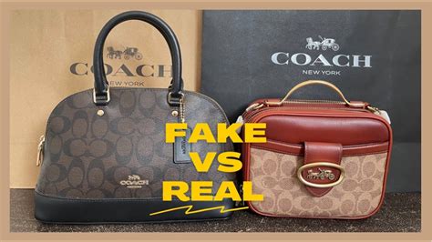 real vs fake coach bag